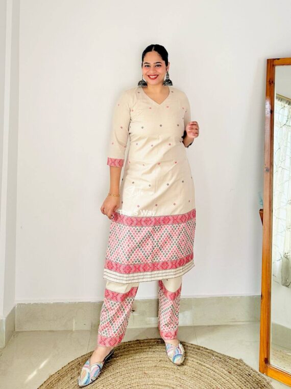 Mridula Co- Ords Set - Beige