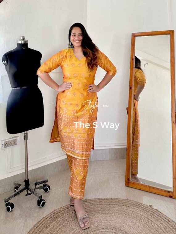 Sutrika Co-ord Set - Yellow